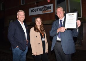 The Cardboard Box Company extend their support to Youth Zone Darwen and pledges to become a Gold Patron.